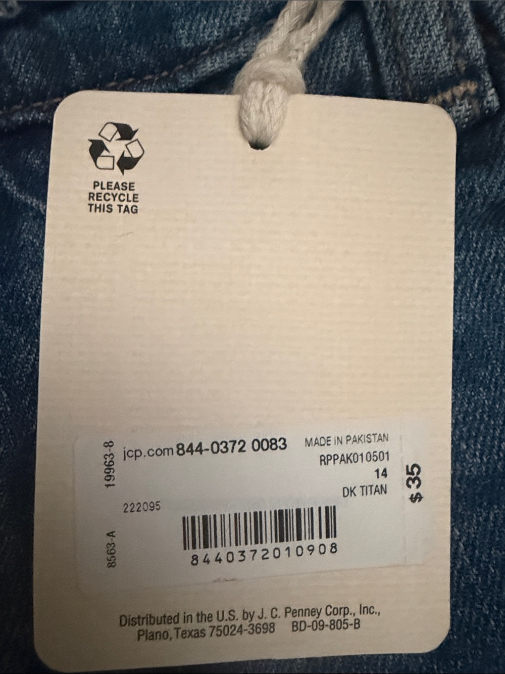 a.n.a Dark Blue Denim Boyfriend Short - Picture 7 of 7